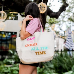 Jadelynn Brooke Oversized Graphic Tote Bag Bags
