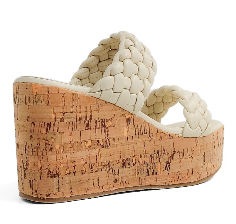 Shu Shop Women's Mallory Cork Wedge Sandals - Comfortable & Stylish Summer Shoes 4 Shu Shop Shoes Mallory Cork Wedge