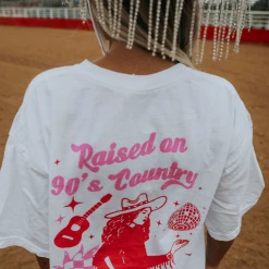 Charlie Southern Raised On 90's Country Tee Tops