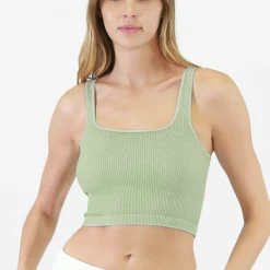 NikiBiki Seamless Square Neck Crop Top