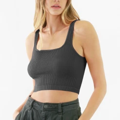 NikiBiki Seamless Square Neck Crop Top