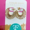 Taylor Shaye Designs Jewelry Sandy Sunburst Hoops
