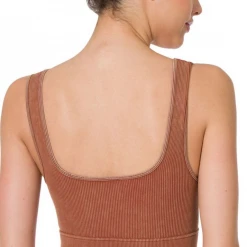 Zenana Molly Ribbed Crop Top - Stylish Women's Tops for Casual Wear 9 Zenana Molly Ribbed Crop Top Tops