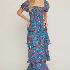 Entro Ray Floral Maxi Dress Dresses