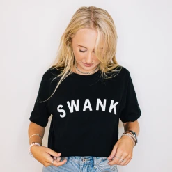 Wknder Tops Cropped Swank Tee