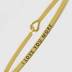 TRENDY Wholesale Engraved Metal Bracelet Jewelry