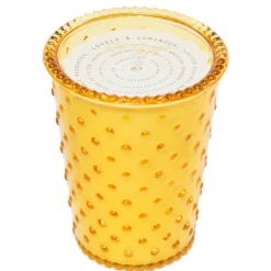 K Hall Studio 16oz Hobnail Candle Lifestyle