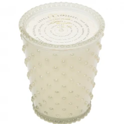 K Hall Studio 16oz Hobnail Candle Lifestyle