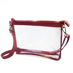 Capri Designs Large Clear Crossbody Bag Lifestyle