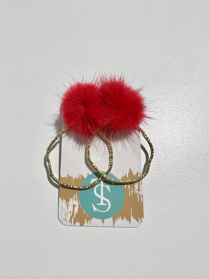 Taylor Shaye Designs Puff Top Hoops - Stylish Gold-Plated Earrings for Women 5 Taylor Shaye Designs Puff Top Hoops