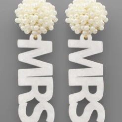 Golden Stella Mrs. Statement Earrings - Elegant Jewelry for Women 5 Golden Stella Mrs. Statement Earrings