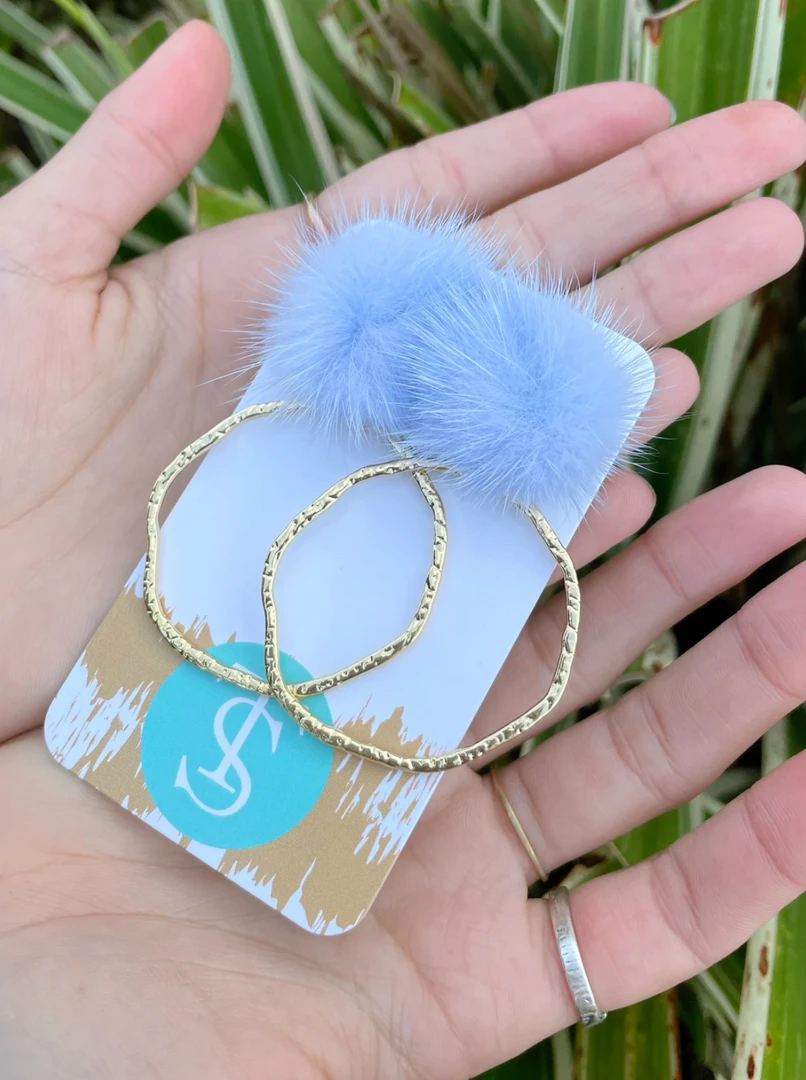 Taylor Shaye Designs Puff Top Hoops - Stylish Gold-Plated Earrings for Women 8 Taylor Shaye Designs Puff Top Hoops