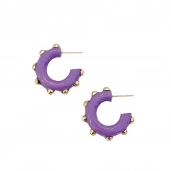 Mae Wearable Art Darden Hoop Earrings