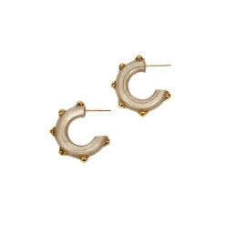 Mae Wearable Art Darden Hoop Earrings