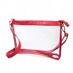Capri Designs Large Clear Crossbody Bag Lifestyle