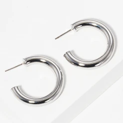 TRENDY Wholesale 20mm Tube Hoops - Lightweight Hypoallergenic Earrings for Women 11 TRENDY Wholesale 20mm Tube Hoops