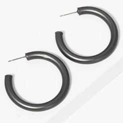 TRENDY Wholesale Jewelry Medium Metal Hoop Earrings