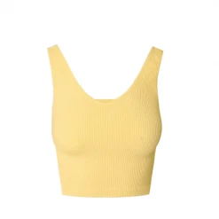 NikiBiki V Neck Ribbed Crop Top