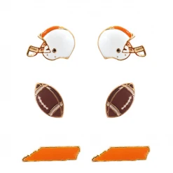 Golden Stella Gameday Trio Earring Set Game Day Collection