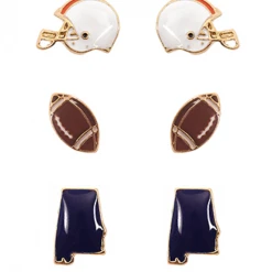Golden Stella Gameday Trio Earring Set Game Day Collection