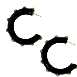 Mae Wearable Art Darden Hoop Earrings