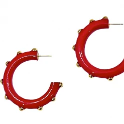 Mae Wearable Art Darden Hoop Earrings