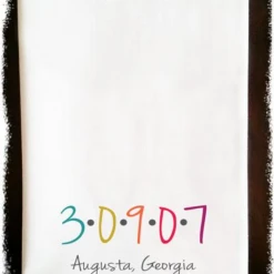 Familiar Goods Lifestyle State Tea Towel