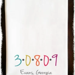 Familiar Goods Lifestyle State Tea Towel