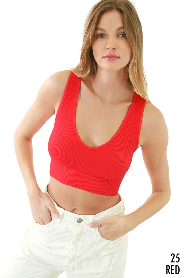 NikiBiki Autumn V Neck Crop Top - Stylish Sleeveless Athleisure & Loungewear Tops 11 NikiBiki Autumn V Neck Crop Top Tops