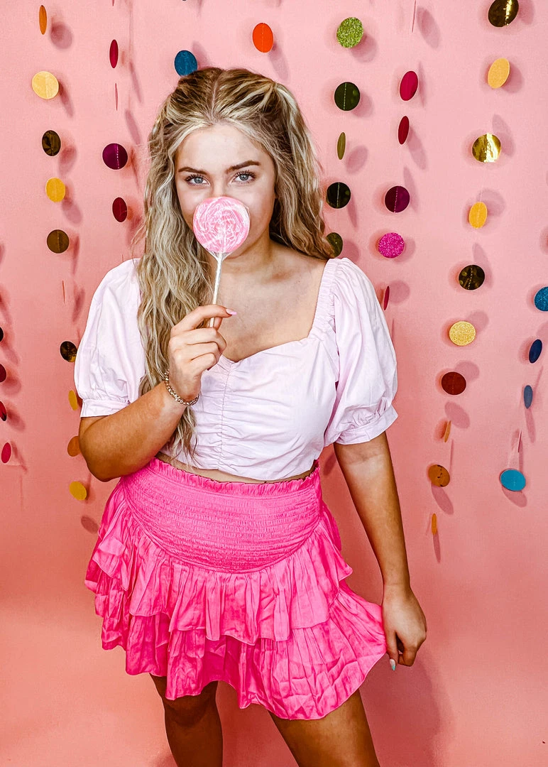 HYFVE Tops Mindy Puff Sleeve Crop Top - Trendy Women's Summer Blouse 5 HYFVE Tops Mindy Puff Sleeve Crop Top