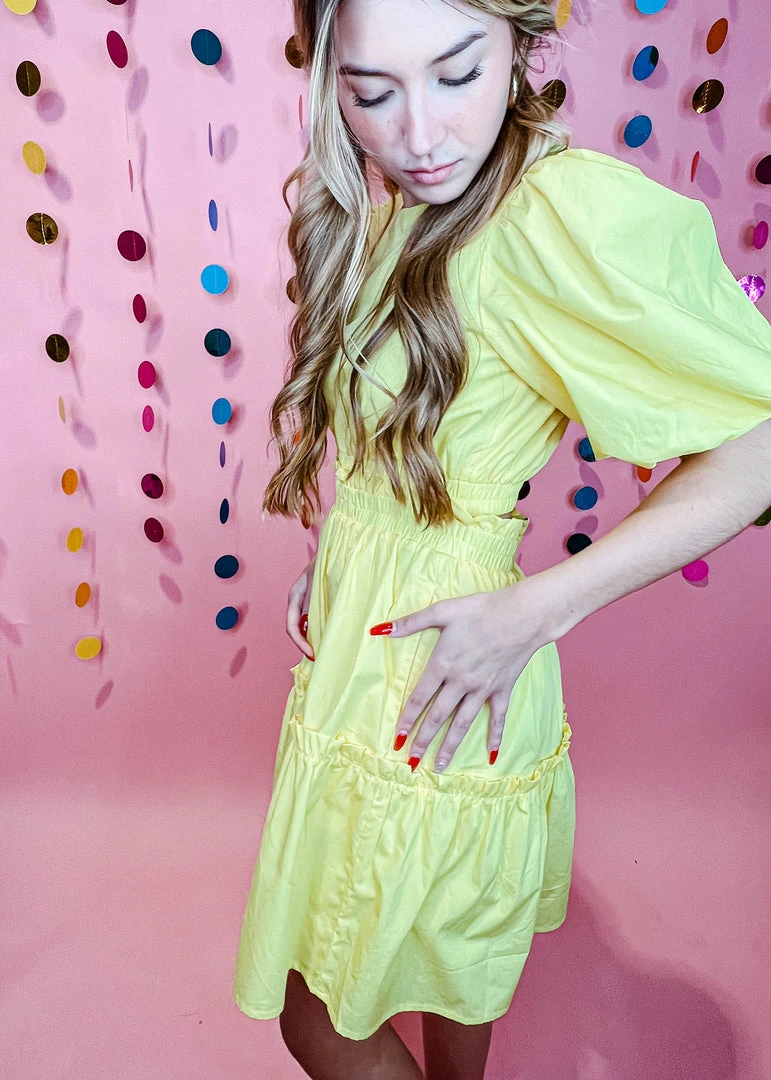 2.7 August Apparel Mackenzie Puff Sleeve Dress - Elegant Women's Dress for Casual & Formal Occasions 4 2.7 August Apparel Mackenzie Puff Sleeve Dress