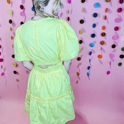 2.7 August Apparel Mackenzie Puff Sleeve Dress - Elegant Women's Dress for Casual & Formal Occasions 7 2.7 August Apparel Mackenzie Puff Sleeve Dress