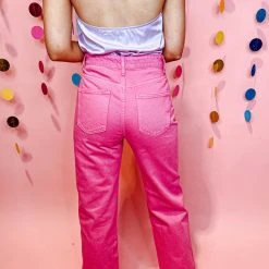 2.7 August Apparel Cassie Wide Leg Jeans