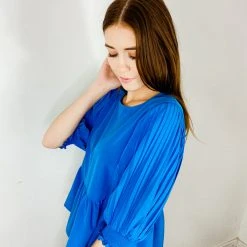 Entro Enchanted Peplum Top