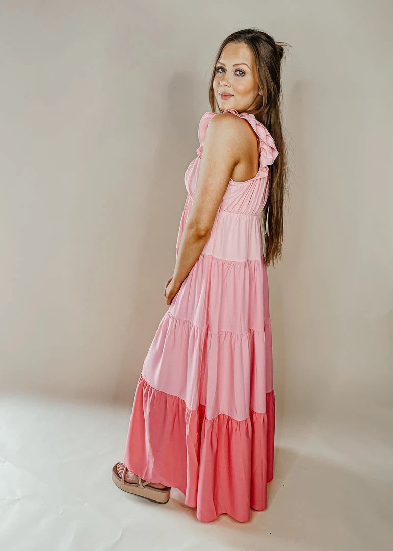 2.7 August Apparel Vivian Color Block Maxi Dress - Stylish Women's Summer Dress 4 2.7 August Apparel Vivian Color Block Maxi Dress