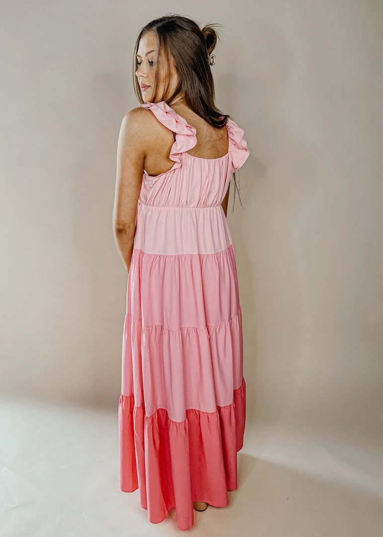 2.7 August Apparel Vivian Color Block Maxi Dress - Stylish Women's Summer Dress 5 2.7 August Apparel Vivian Color Block Maxi Dress