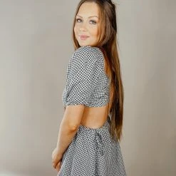 The Vintage Shop Dresses Maddie Gingham Babydoll Dress