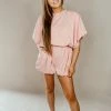 2.7 August Apparel Peyton Balloon Sleeve Romper