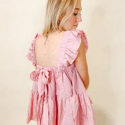 Blue Blush Tops Darla Ruffle Babydoll Top