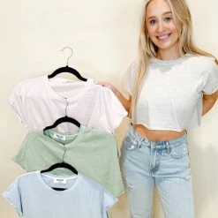 HYFVE Magnolia Cropped Tee Shirt - Stylish Women's Crop Top for Casual Wear 12 HYFVE Magnolia Cropped Tee Shirt