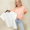 She + Sky Morgan Knit Tee Shirt Tops - Soft & Stylish Women's Casual Top 2 She + Sky Morgan Knit Tee Shirt Tops