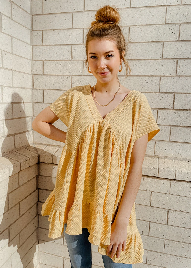 Entro Birdie Knit Babydoll Top - Stylish & Comfortable Women's Tops 3 Entro Birdie Knit Babydoll Top Tops