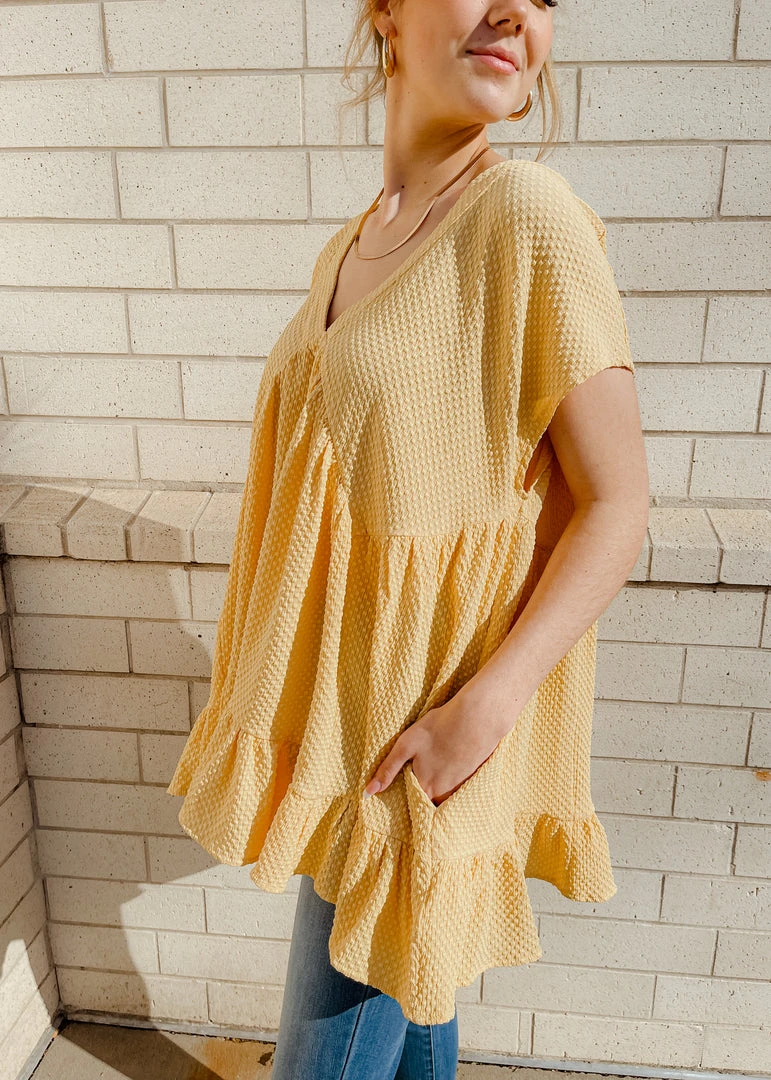 Entro Birdie Knit Babydoll Top - Stylish & Comfortable Women's Tops 7 Entro Birdie Knit Babydoll Top Tops