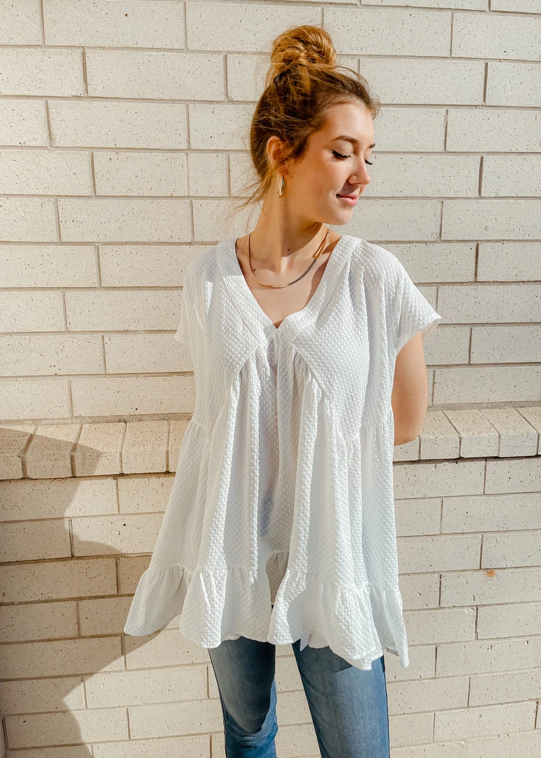 Entro Birdie Knit Babydoll Top - Stylish & Comfortable Women's Tops 4 Entro Birdie Knit Babydoll Top Tops