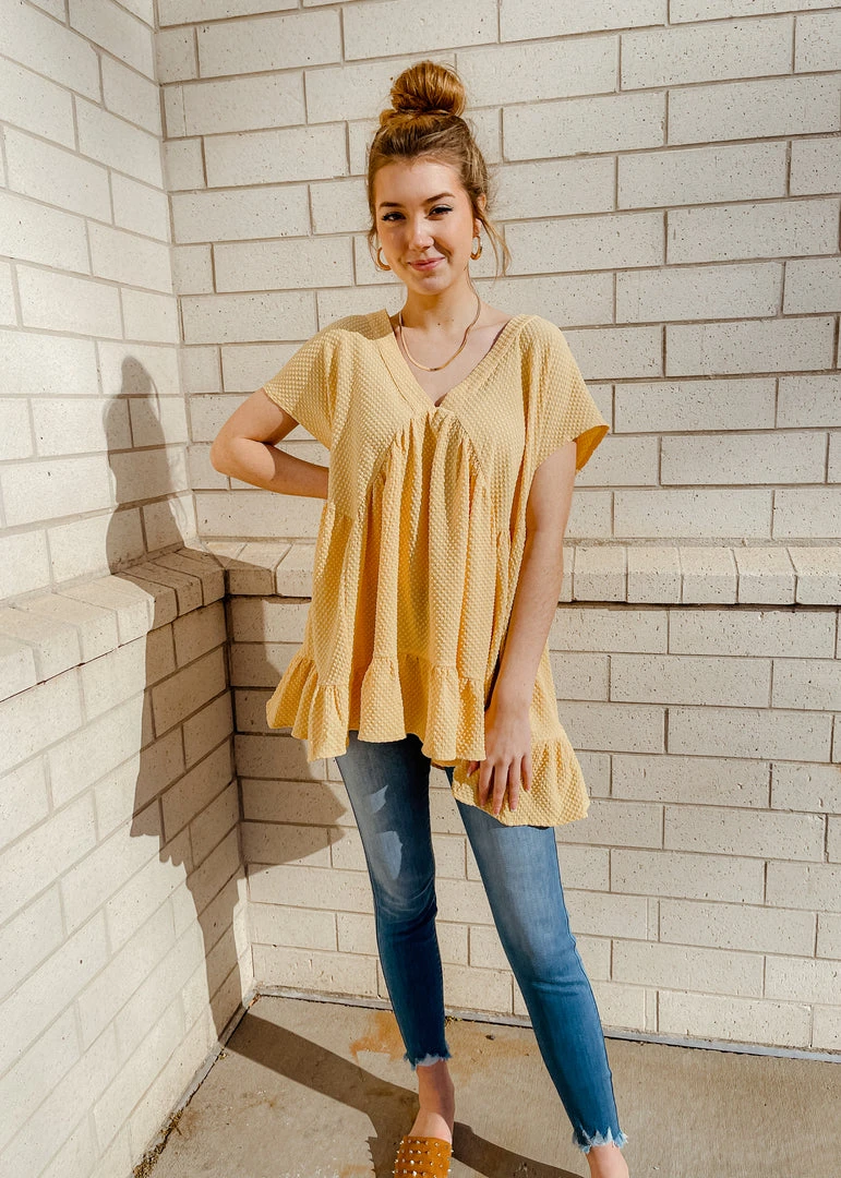 Entro Birdie Knit Babydoll Top - Stylish & Comfortable Women's Tops 9 Entro Birdie Knit Babydoll Top Tops