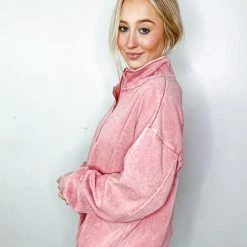 Sew In Love Tops Luca Half Zip Pullover