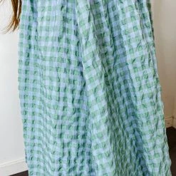 By Together Blue Dream Gingham Dress