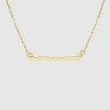 TRENDY Wholesale Classic Bar Shape Pendant Delicate Necklace Jewelry