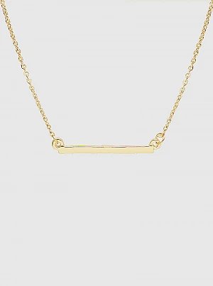 TRENDY Wholesale Classic Bar Pendant Necklace - Elegant Delicate Jewelry for Women 3 TRENDY Wholesale Classic Bar Shape Pendant Delicate Necklace Jewelry