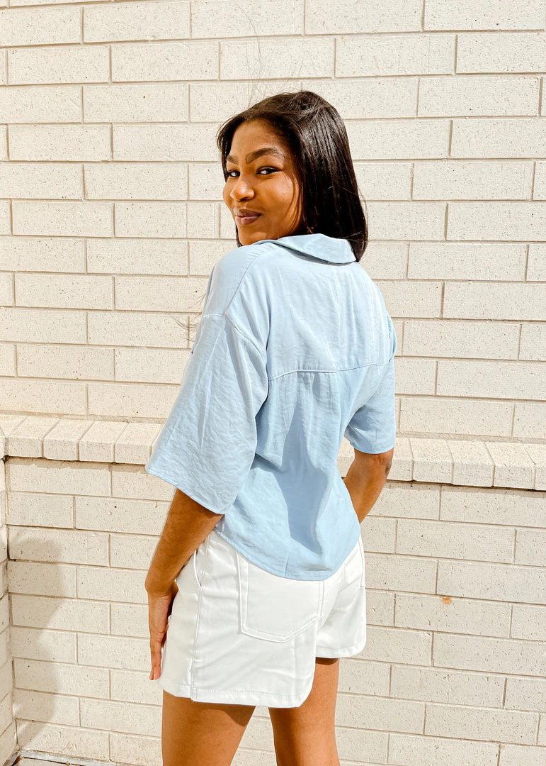 Peach Love Dixie Button Up Top - Stylish Women's Blouse for Casual & Formal Wear 5 Peach Love Dixie Button Up Top